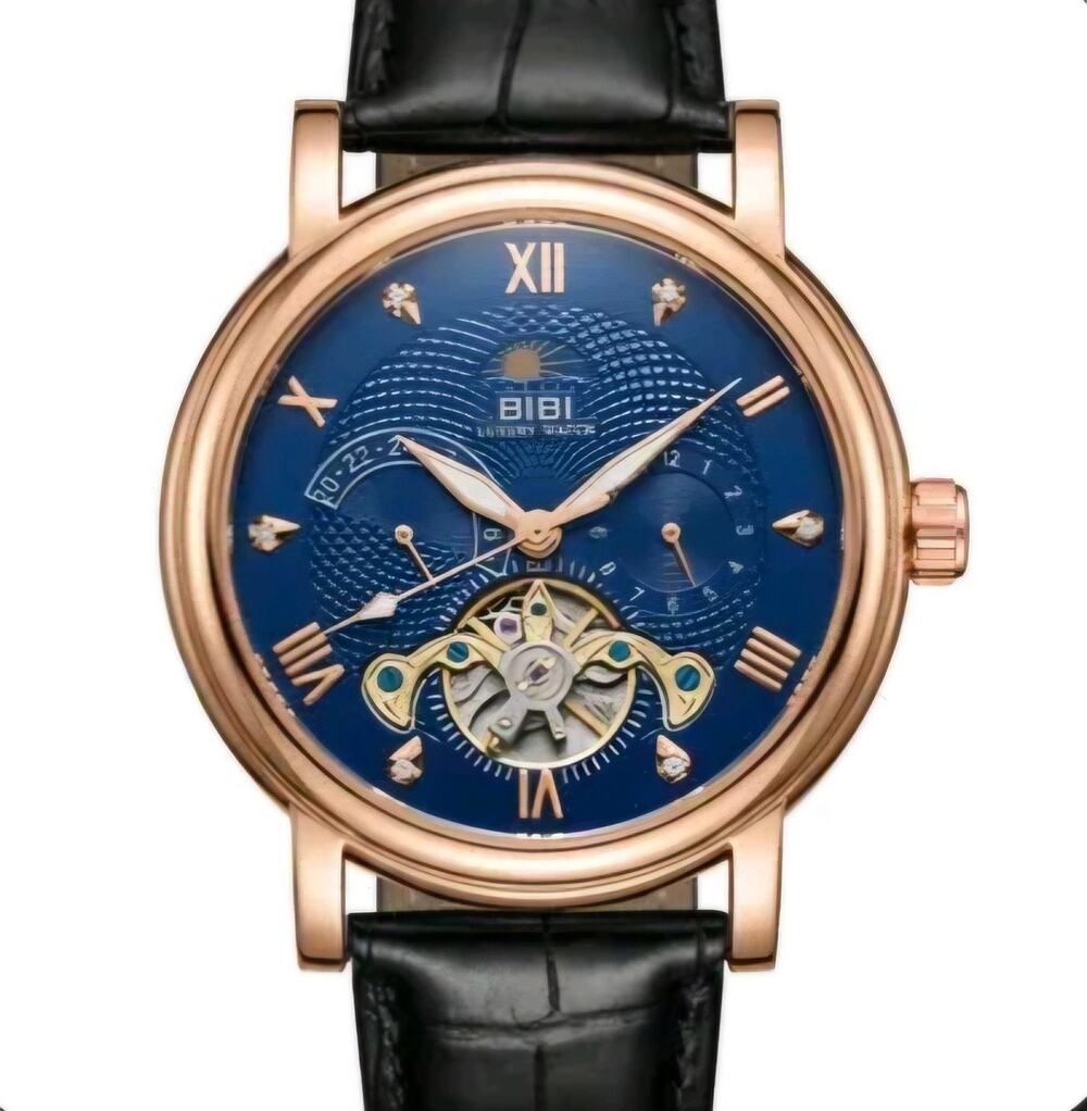 🔥B0094🔥BIBI LUXURY🔥Blue Gold & Black